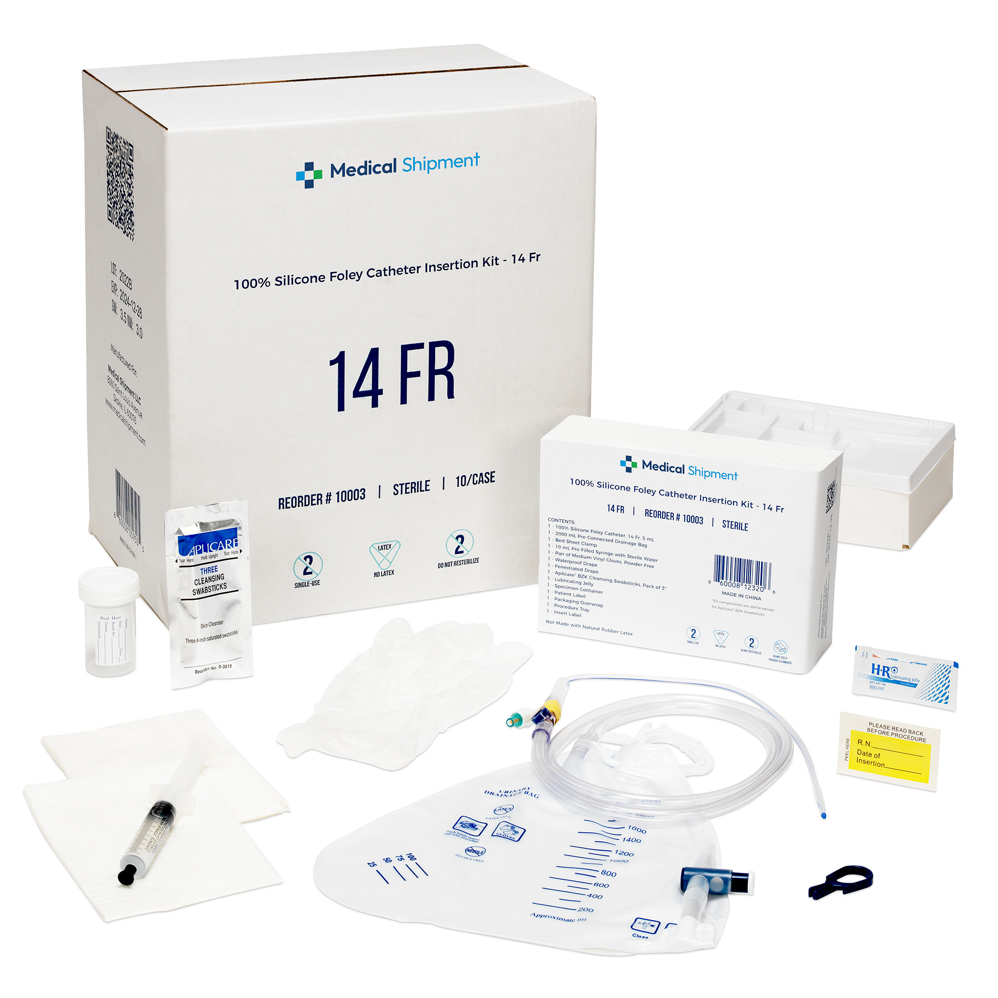 100% silicone catheter kit